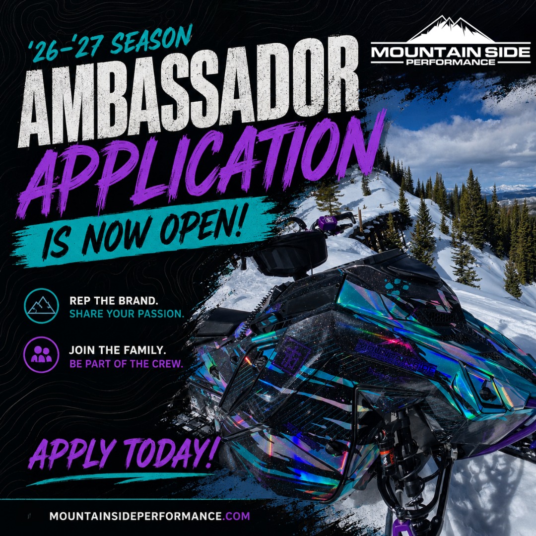Mountain Side Performance is seeking ambassadors for the upcoming '26 - '27 season!  Click the link below or visit our website for more information and to apply! 

Applications will be accepted until July 31st. 

https://forms.gle/TVQcYQbNBRn84u6q7