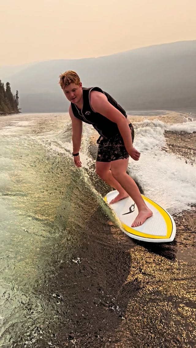 Motion is lotion…

…conga lessons with @charliedaz5 
#shuswapboating #seymour #style #wakesurf #endlesssummer