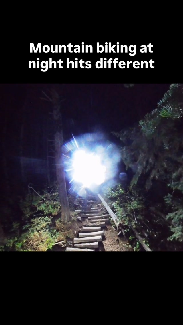Mountain biking at night just hits different. 🌙🚵‍♂️

Everything feels faster when the trail disappears into the darkness.

Would you ride this at night?

#MountainBiking #NightRide #MTBLife #MountainReadyMethod