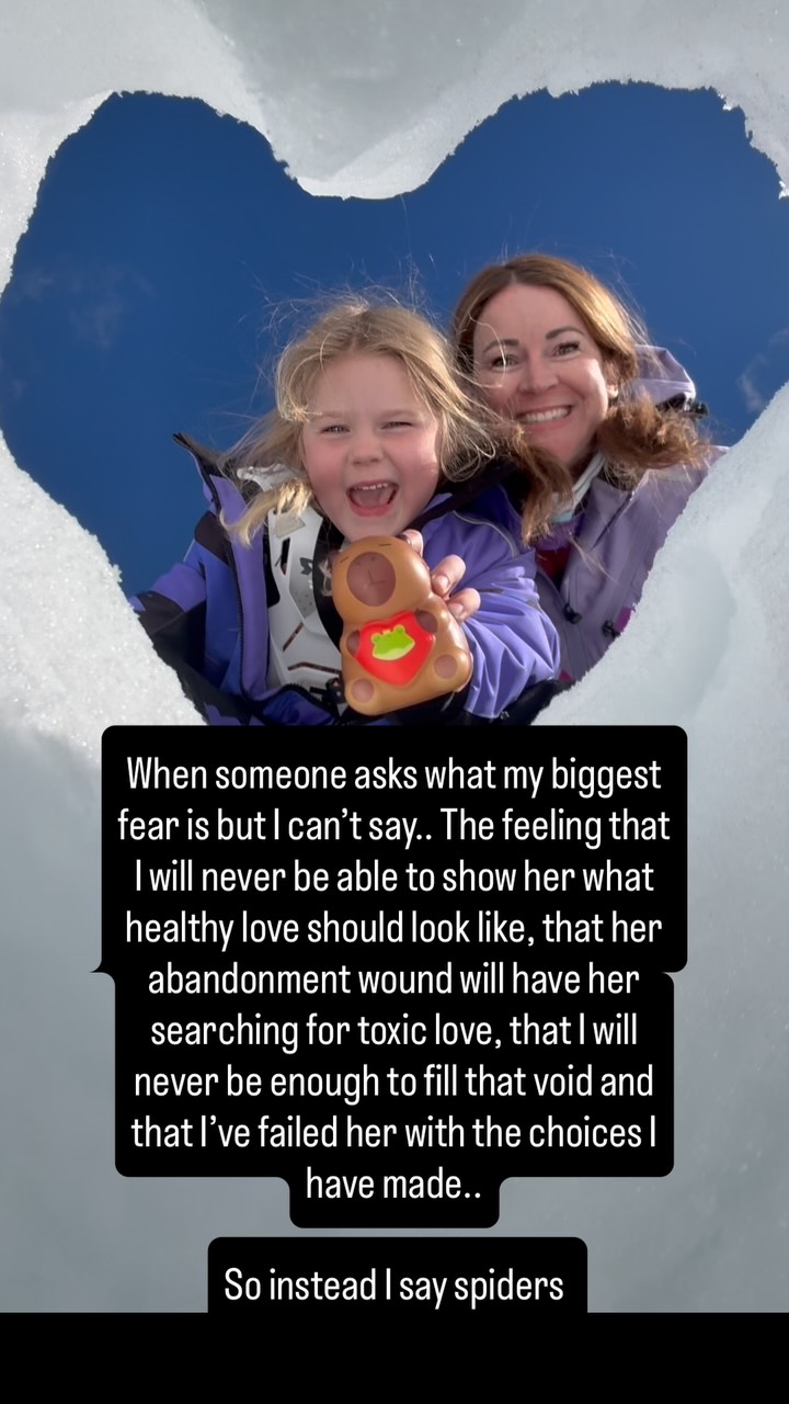 Life has been feeling a bit heavy lately.. as the sole parent there is so much pressure (mostly what we put on ourselves) to just be everything. Keep it all together. I live a pretty incredible life and one I am thankful for but man some days are hard. To those other parents dealing with this.. I see you ❤️. I know it will get better .. just waiting for the snow to fall so we can go back to days like these. 💕 #abandonment_issues #soloparent #life #mountains #struggle