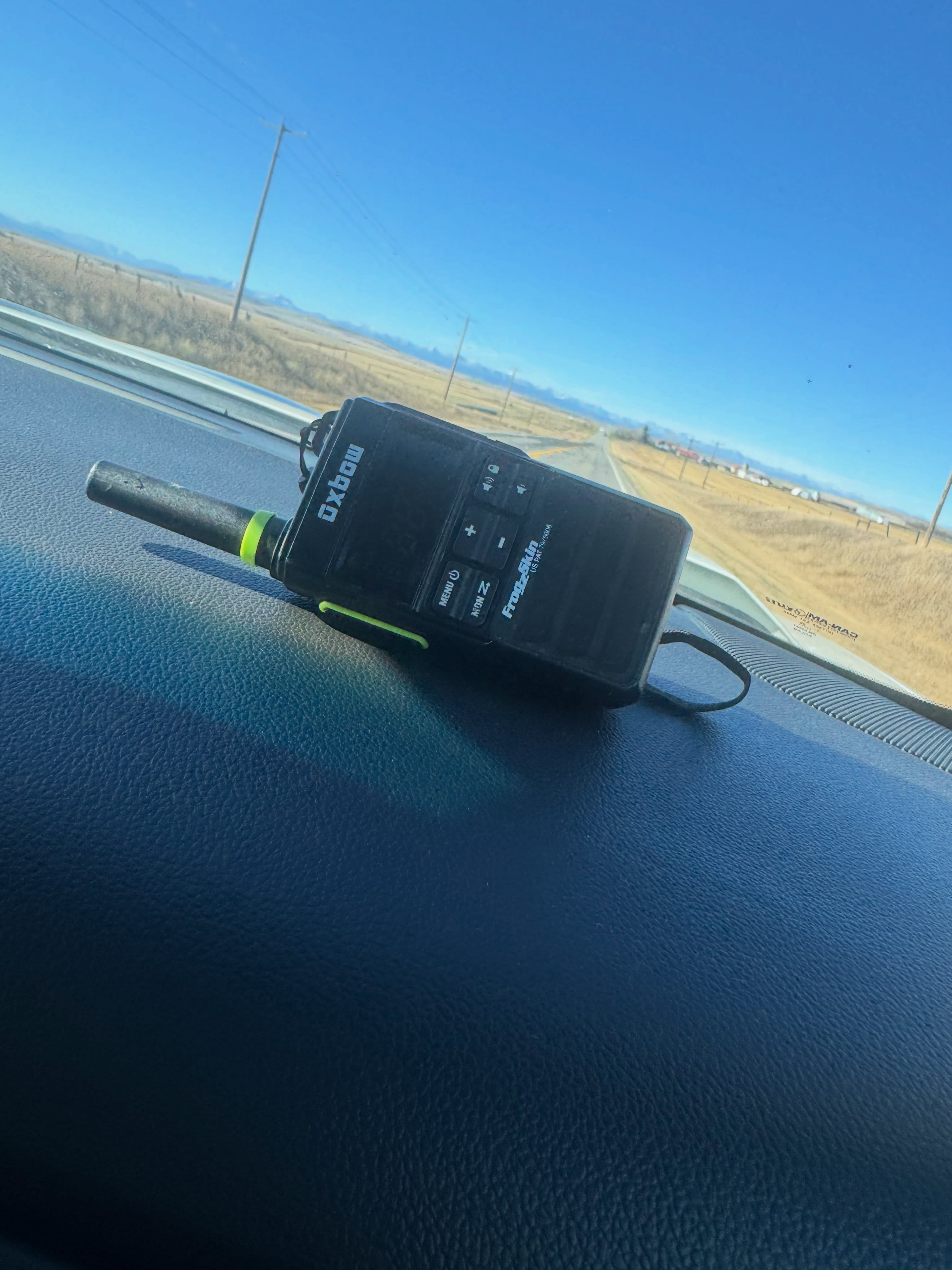 Able to talk to mom @akinnear112 on the way home using the oxbow radio. Many laughs and giggles to be had using the oxbow radio. @oxbowgear #oxbowgear