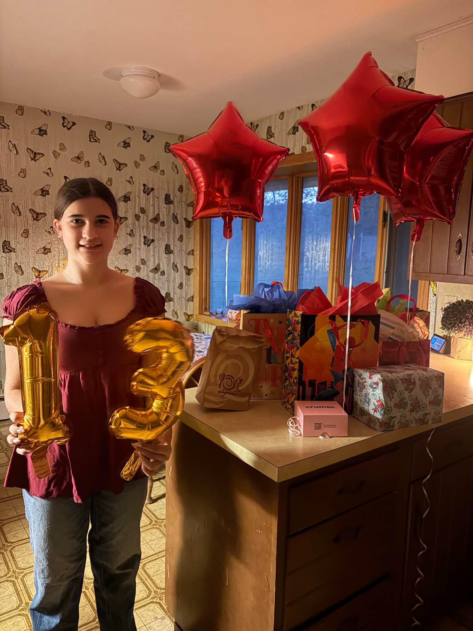 Time needs to slow down, the big 13 came way to fast. Happy birthday Audrey ann.