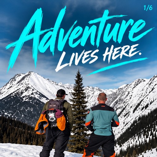 Mountains, adventure, camaraderie

#adventure #mountains #friends #snowmobile #snowbike
