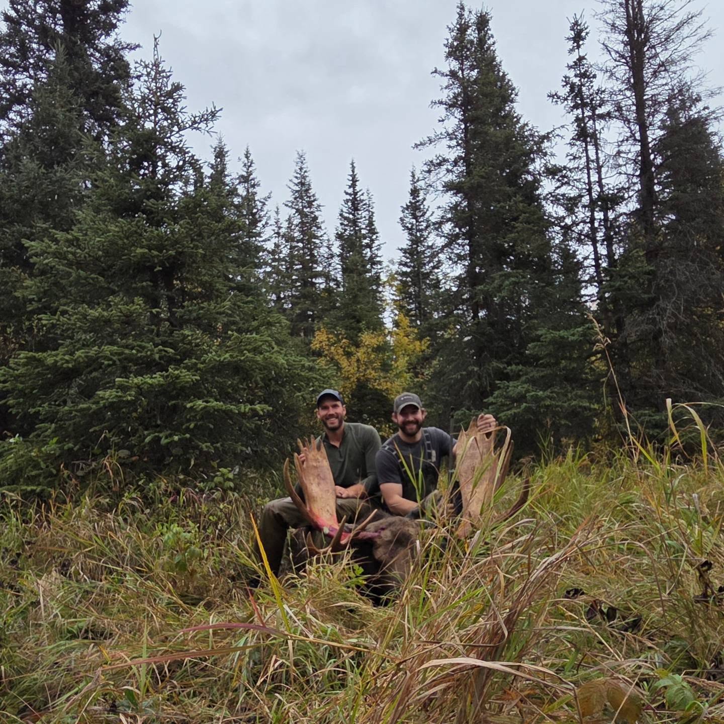 Its been 16 years since Jared and I have made it work to hunt together and it was an amazing week of dead moose, hiking, creek crossings and great memories being made!