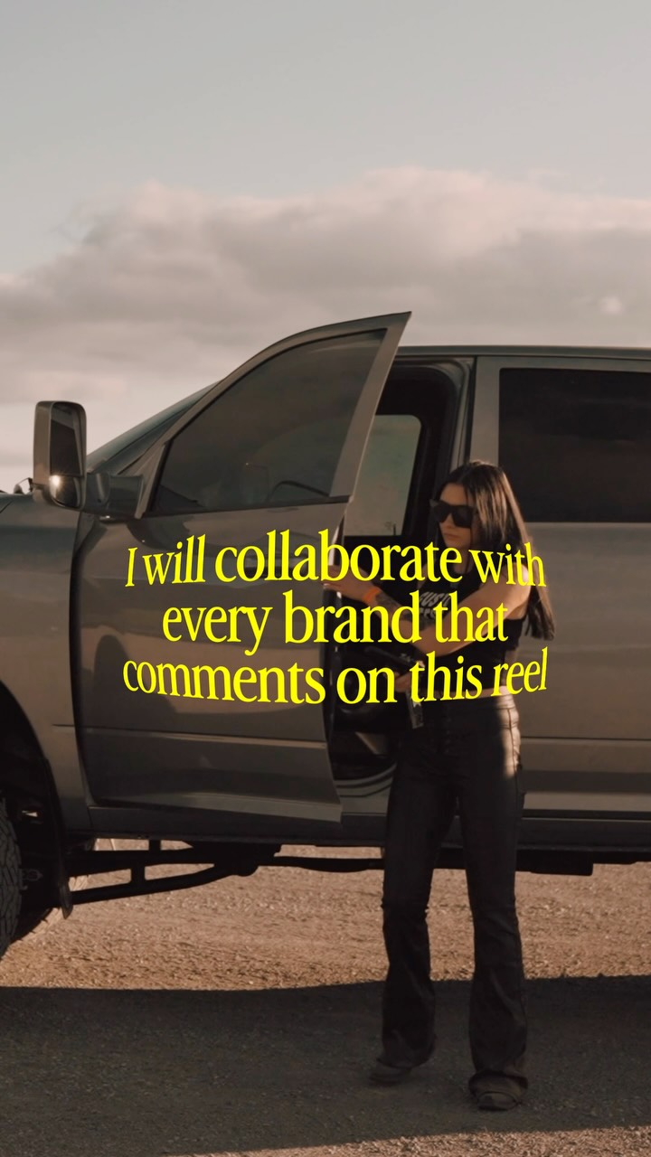 Comments subject to approval. Must pass the “would I actually buy this?” test 😂

#brandcollabs #collabreel