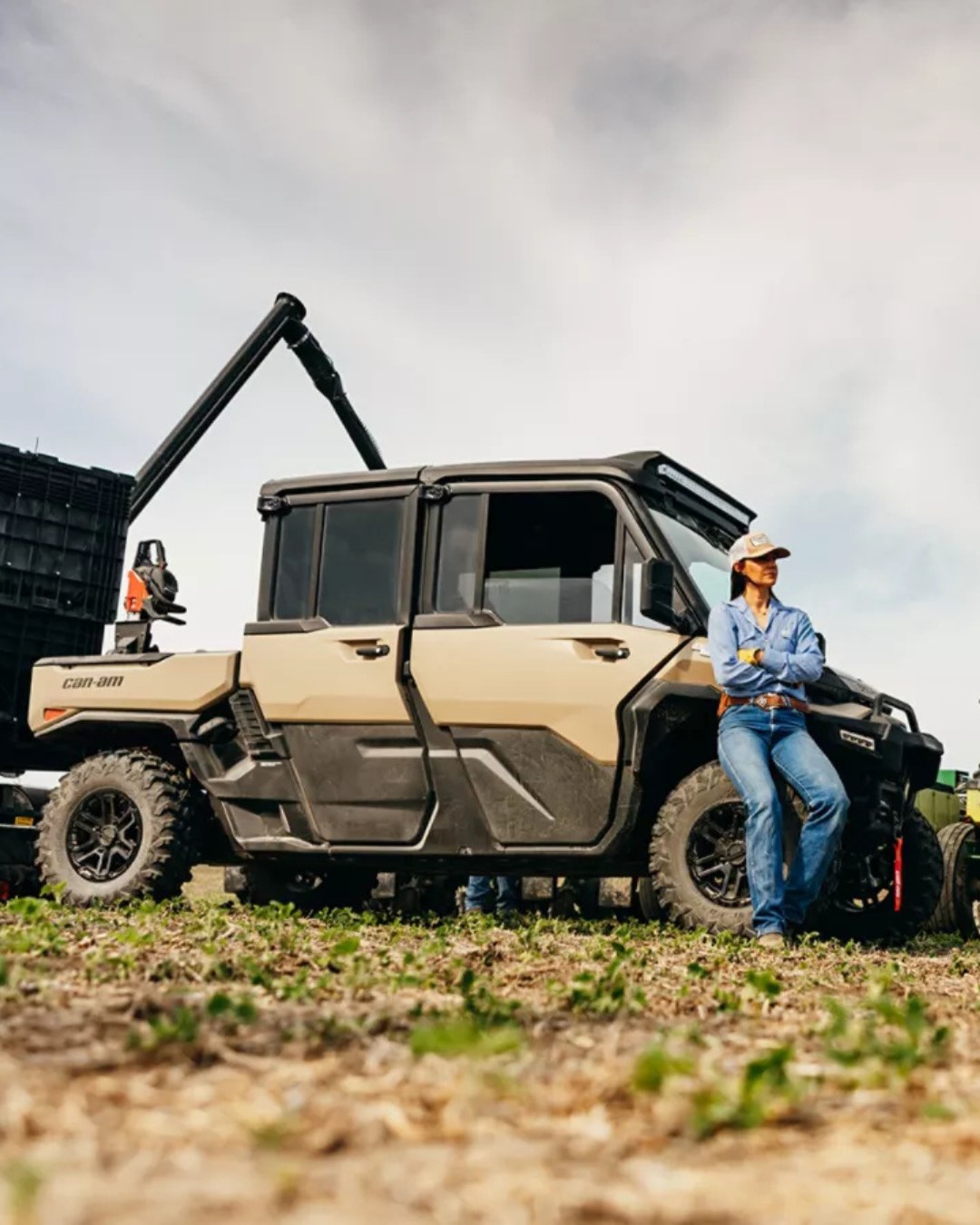 A storm’s a-brewin’? You’re completely covered in select Can-Am Defender models! Enjoy a fully sealed cab with locking doors and clear windows for better heating and ventilation.

Explore weatherproof workhorses at our dealership today.