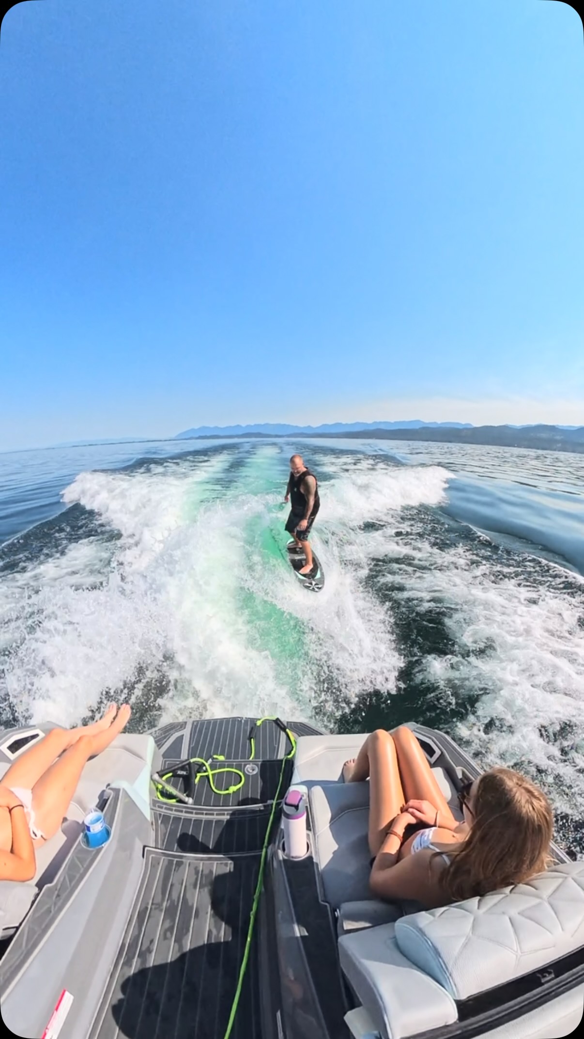 Day on Flathead Lake! Love spending days with Family and good friends

#familytime 
#livingthedream 
#nautiqueparagon 
#nautiqueboats