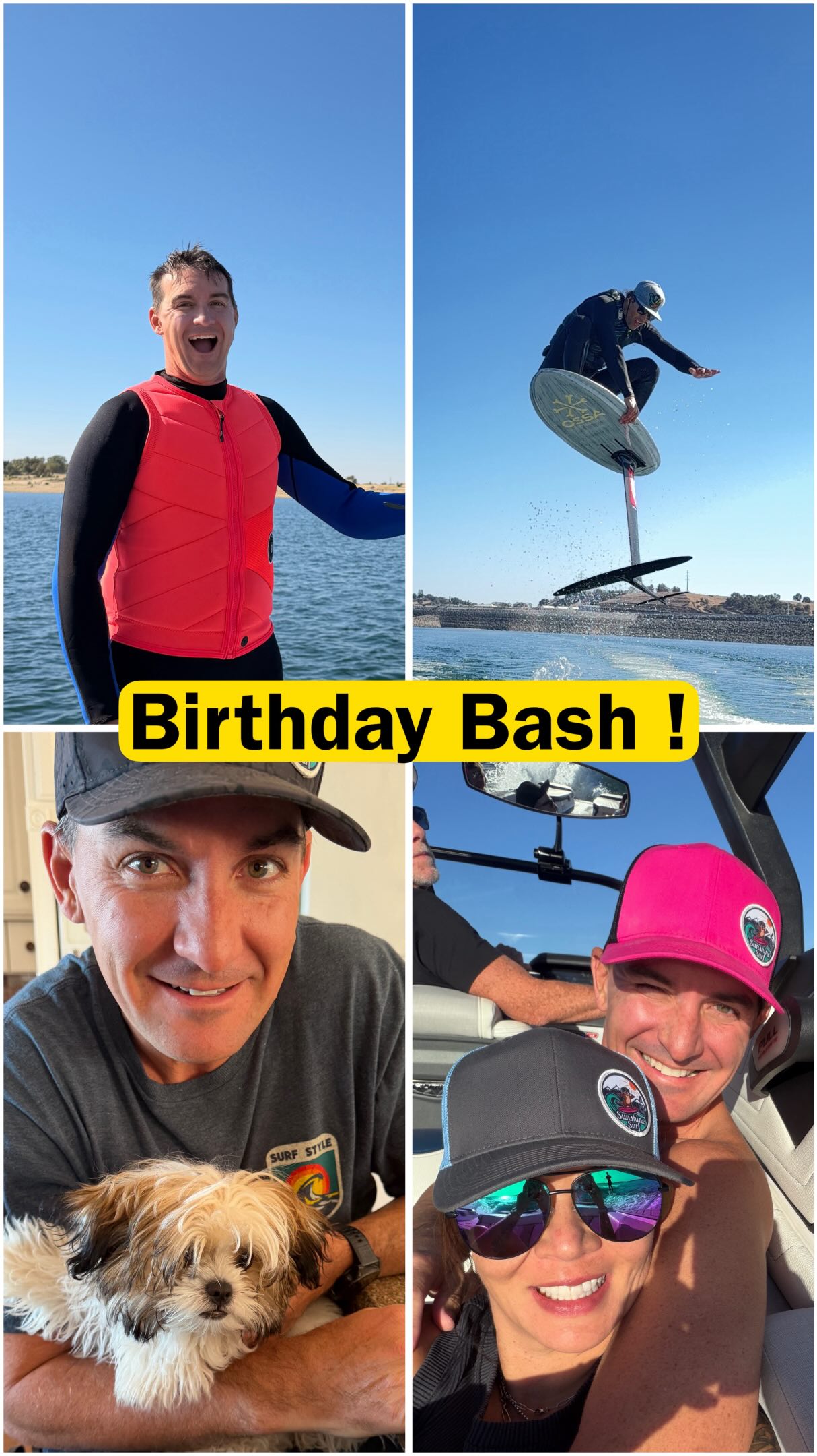 Thanks for the birthday wishes!  We spent the weekend with @its_me__g  It was certainly a trip of a lifetime!  Garrett is an amazing human, thus his crew is full of people with big smiles, kind hearts, and skills!  Thanks to:
@itskaylenotkyle for all the G23 boat time
@kaitlynnbeers for the DJing the hits 🪩
@clayface3 for showing us how mariachi is done in Tennessee! 🕺
Joe for showing us speed foiling!
Mostly to @burnscarlaj it’s easiest to say she’s behind the camera.  But as she’s running the cameras, she’s doing ALL the other things ❤️❤️.

Advice for today:  Meet people; there’s nothing we can seek that will impact your heart or memories more. 😊