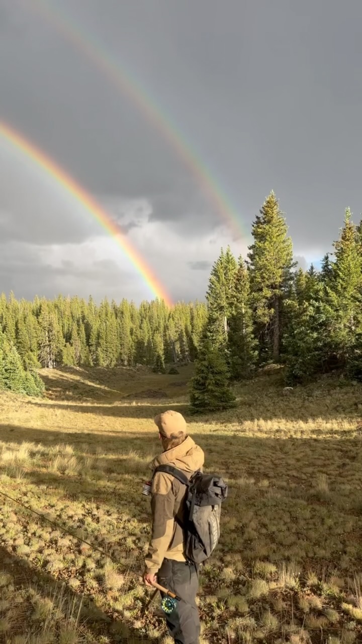 Rainbows when fishing>