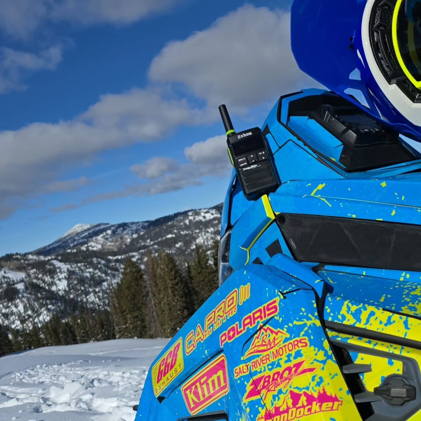 Sled season is coming and coming fast are you and your group equipped with the best radios in the game? If not better jump on the bandwagon I promise you won't regret it oxbow has never let me down. Hands down best battery life durability and reach of any radio on the market IMO if your in the market for some gear or just looking to upgrade use my link https://dravow.com/go/oxbow-kelbyrmk170-kgdvgp and get set up for the season 🤟 # sleds #oxbowgear #bestofthebest #braaap #winter #imback