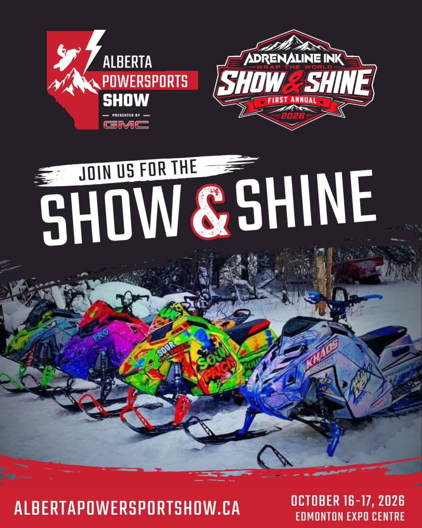 🔥 DO YOU HAVE A BUILD WORTH SHOWING OFF? 🔥
Sled. SxS. ATV. MX. Whatever your powersports passion is — YES, WE WANT TO SEE IT! 👊
The Adrenaline Ink Show & Shine is happening October 16 & 17 at the Alberta Powersports Show, and we’re looking for the coolest, most unique, most badass builds to fill the show!
🏆 COOL PRIZES FOR EVERYONE WHO ENTERS
🏆 BEST IN SHOW — Championship Belt
🏆 PEOPLE’S CHOICE — Championship Belt
🔥 Plus, two lucky winners will score FREE wrap installations!
Entry is only $35 and includes your admission to the Alberta Powersports Show.
This isn’t just about winning — bring your build, meet other riders, show off your machine and let the crowd decide!
👇 WHAT ARE YOU BRINGING?
Drop a pic of your build in the comments and tag the buddy who needs to enter!
📅 October 16 & 17, 2026
📍 Alberta Powersports Show
💰 $35 Entry
⏰ Registration closes October 1
👉 Get registered at adrenalineink.ca
Click Alberta Powersports Show Registration
Who’s taking home the belts? 🏆🔥
#AdrenalineInk #AdrenalineInkShowAndShine #AlbertaPowersportsShow #ShowAndShine #Snowmobile