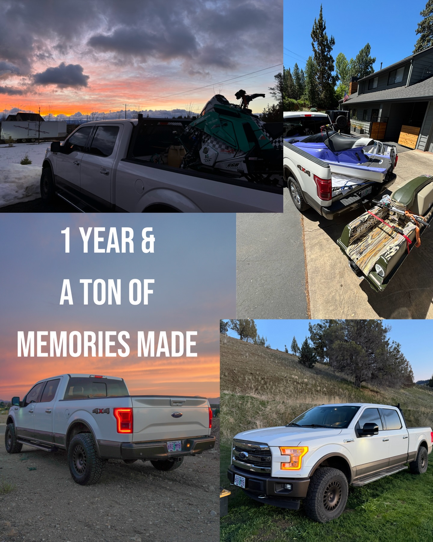 Like a cowboy and his horse. A guy and his truck 😜
I was so stoked last summer to grab this Cadillac of a pickup knowing I had a lot of trips in my future! It did not disappoint and I’m stoked for the next 20k 🤘🏼 

@bendtirepros @bendredcarpetcarwash @nomadwheel #ecoboost