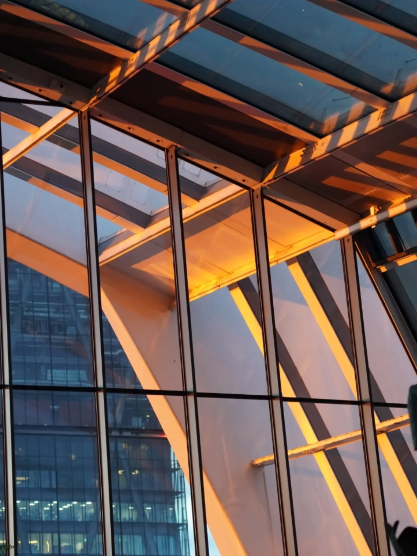 Sunset in the #skygardenlondon