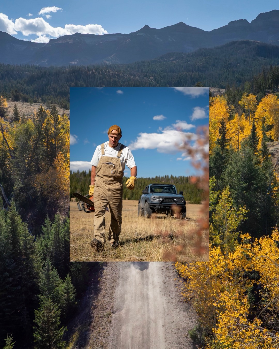 #TeamBronco_Ambassador : You can feel the seasons changing in the mountains. The mornings are getting colder, the trees are starting to turn, and every day feels a little more like winter is just around the corner. That means I’m changing gears too. One of the things I actually love this time of year is getting out and doing a little trail maintenance before winter arrives. Recently we headed into the South Fork Valley to clear trees that had fallen across the trail leading to one of the area’s most popular early-season ice climbs, Curtains. There’s something pretty satisfying about putting in a little work now so everyone can enjoy easier access when the ice starts forming. And honestly, everything is more fun when there’s a chainsaw involved. Add in rolling through the mountains with the top off the Bronco®, cool fall air, changing colors, and probably some of the last warm days of the year… hard to complain. Winter is coming. I’m ready! #TeamBronco_Ambassador

2025 Ford Bronco® Badlands® model with optional equipment, available Ford accessories, and extra-cost color option shown.