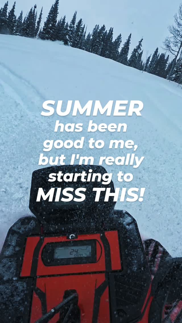 Cooler morning temps have me dreaming of snowy mountains! ❄️

#skidoo850turbo #snowmobilelife #snowmobileaddict #snowmobiling #skidoo
