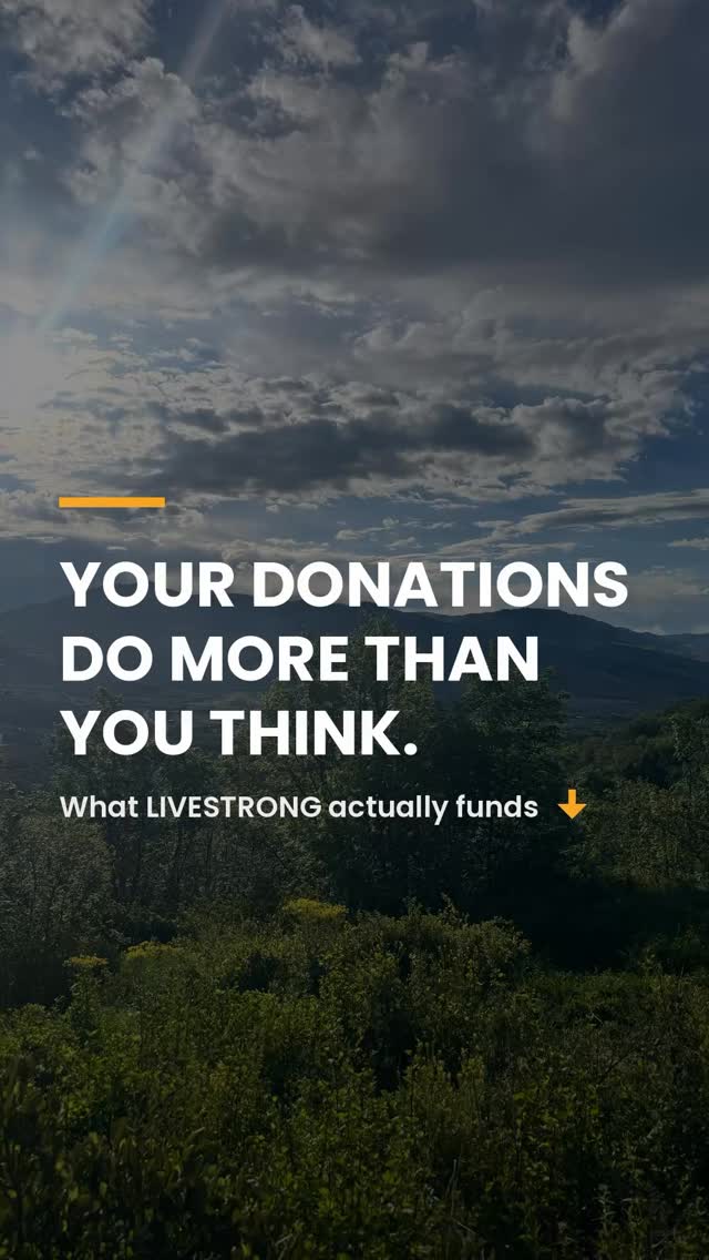 People ask why I picked LIVESTRONG. Here’s why: real help for people navigating cancer, when they need it most. Fertility support for young adults. Ellis, their AI service that connects people to trusted resources day or night. Help to rebuild strength after their fight. I’m raising $4,000 before Leadville on August 15 — and every dollar you give adds a mile to my training. Donation link in BIO.