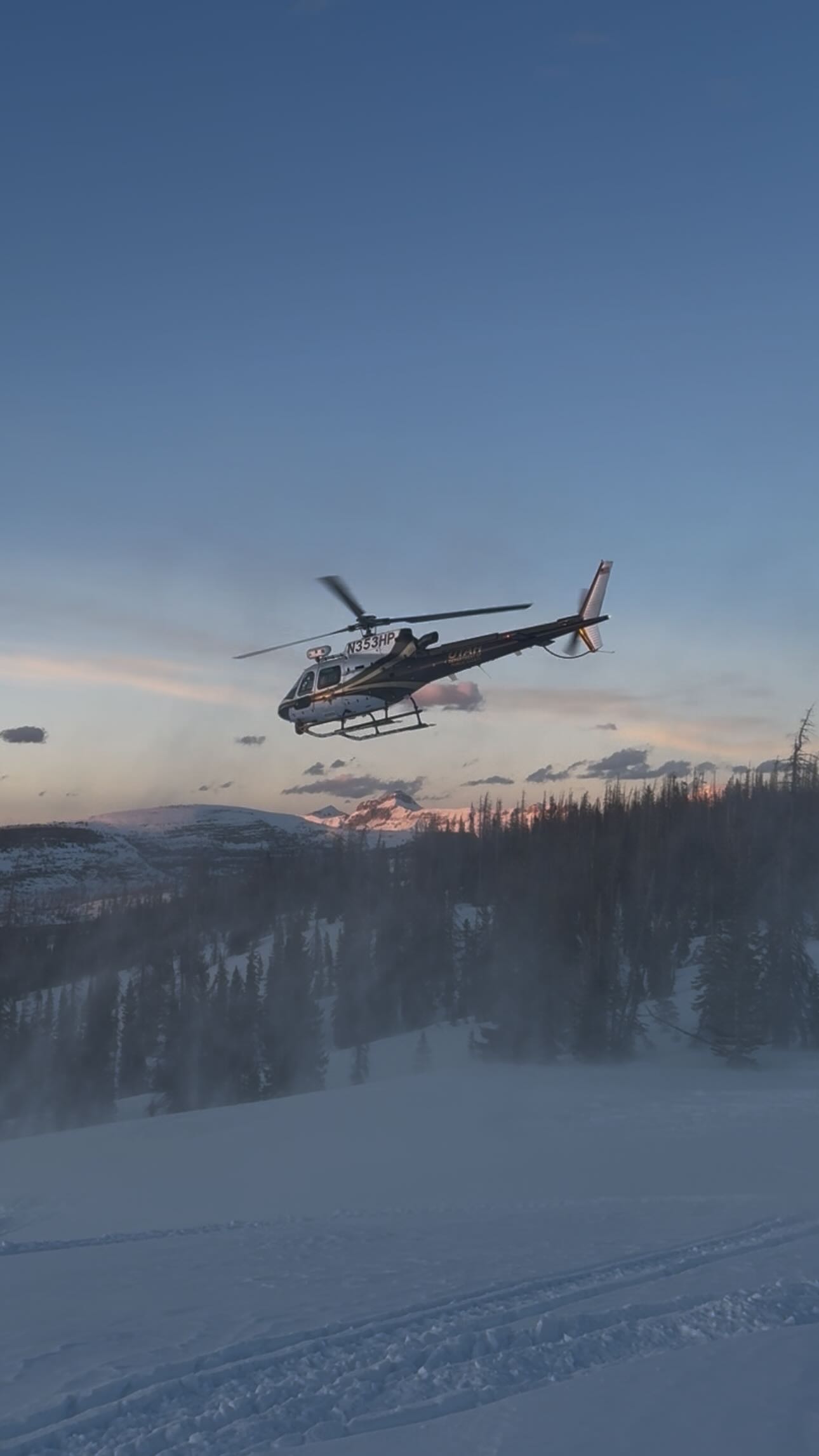 Not an ideal way to end a bluebird spring day and most likely ended the season but all things considered it went very smooth thanks to @trey.stembridge the SAR crew! 
I definitely didn’t need to be airlifted out but I’m glad I had the less painful option to fly instead of riding double all the way out