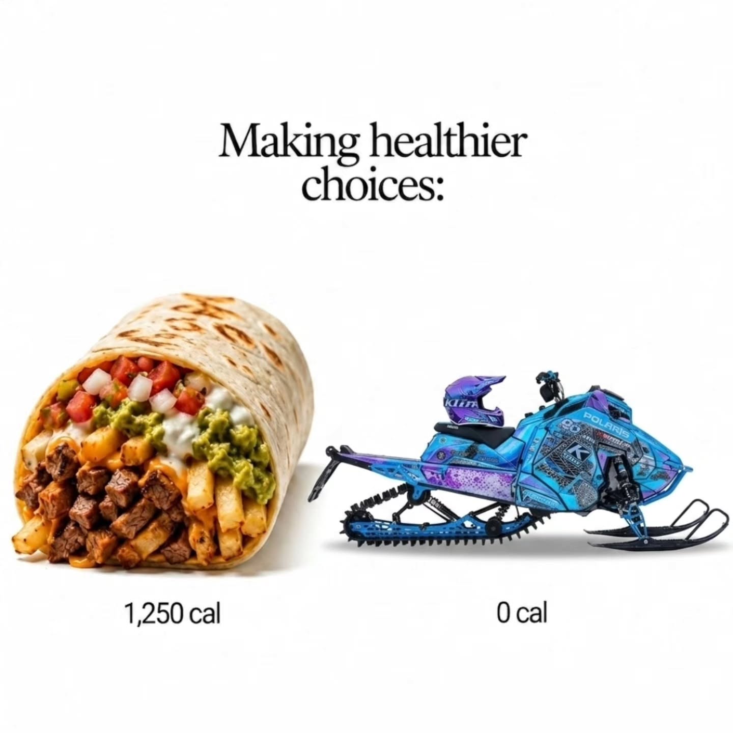Making healthier choices. ✔️