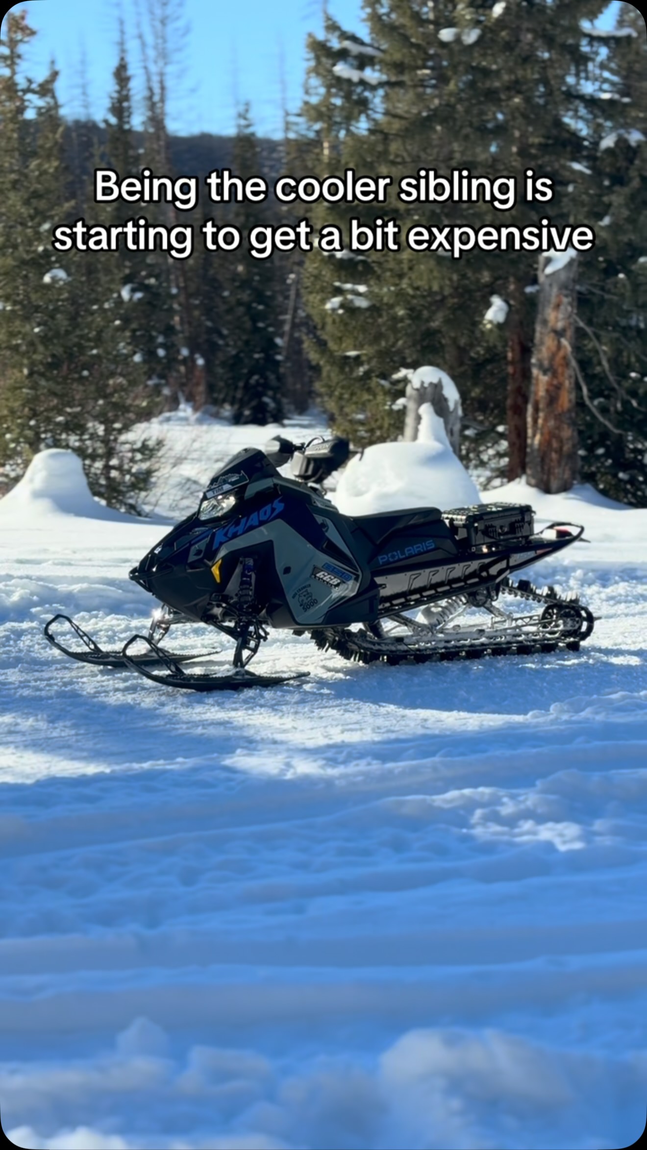 My guide sled doesn’t exactly count but all performance parts I do I pay for #wyoming #minnesota #sleds #dirtbikes #toygun