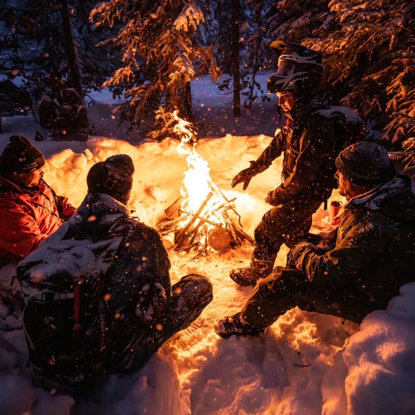 Another great trip to the @oxbowgear Team Ride! Good snow & great people! 👊🏼❄️