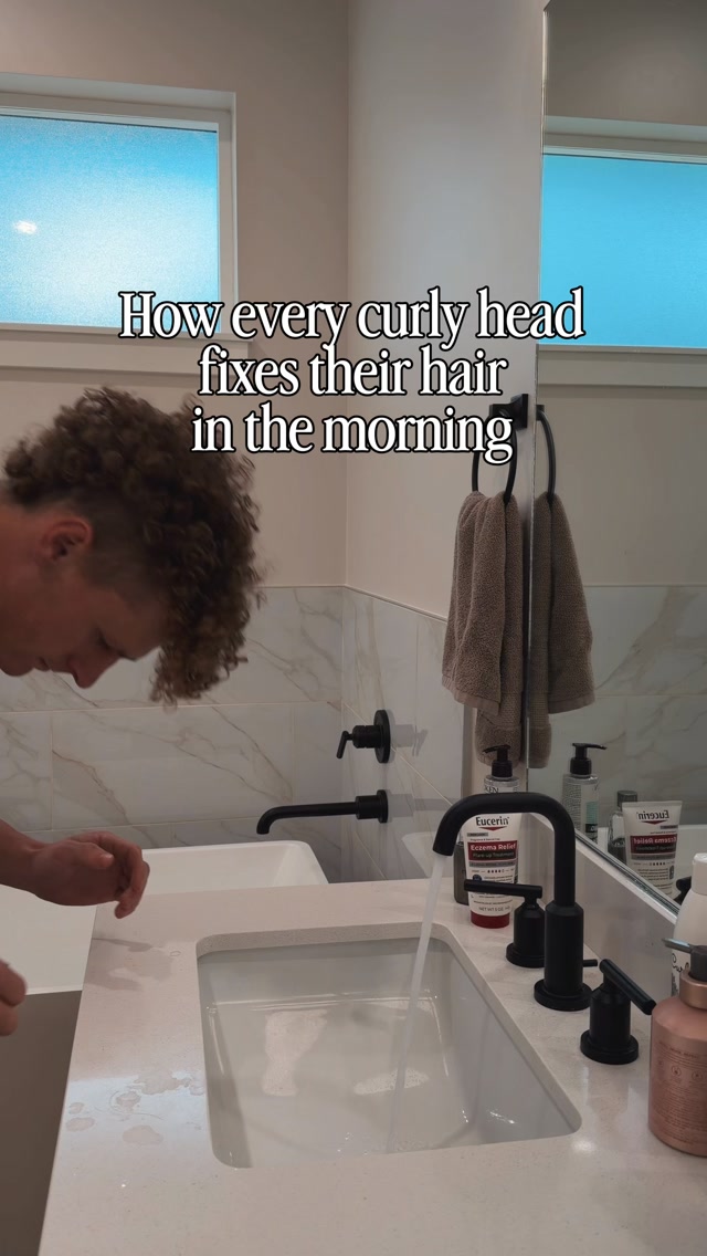 Just over here waterboarding myself no need to worry 
.
.
.
#relatable #curlyhair #curlyhairdontcare #funny #curlyhairproblems