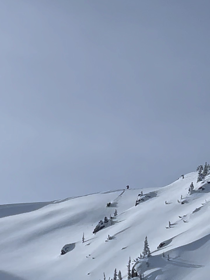 White room it was for these Boys this week. Beyond grateful to have these boys for theirs second trip of poorman heliskiing with me in good conditions. Those @skidoo are so fun for such shenanigans. 

Connecting bowls and skiing fresh pow👊. Beyond impress of the skills those guys acquired in those first 7 days of sledding ever. Its unbelievable what humans can do when they put their focus into things. Good job @davewood1984 @cantrushagoodjob @jameswood_82 

Glad old man winter blessed us with a few cms daily the last week. It seems like it’s turning for the worst again with freezing level skyrocketing today. Follow @avalanchecanada for the latest forecast in your region.
