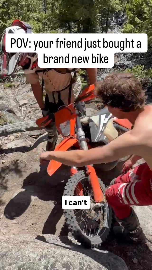 The trail only gets easier from here

#whiskeythrottleclub #dirtbike #monday #william