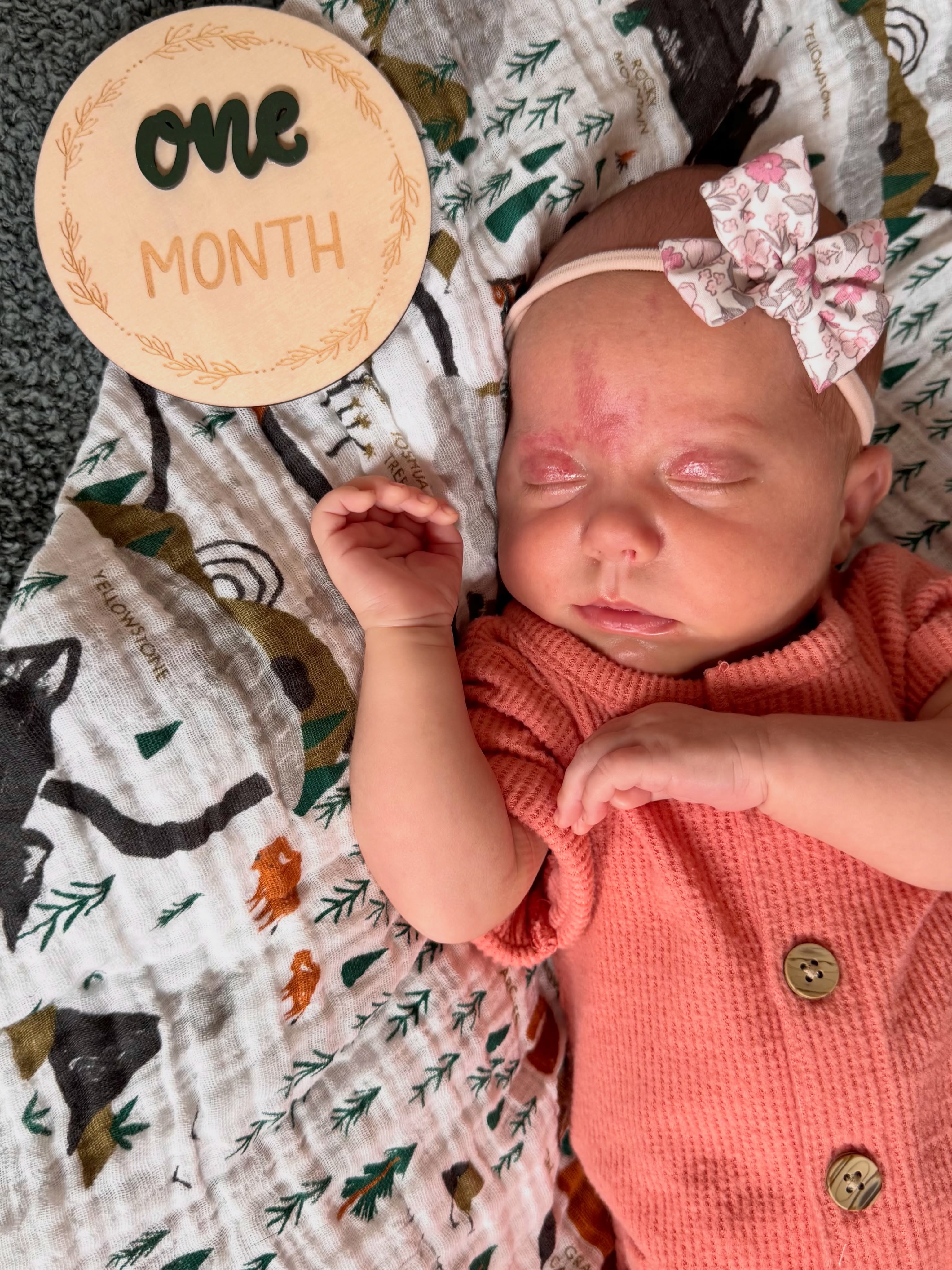 These days with you have been so special 💖

It’s been one month since our lives were changed forever and we couldn’t be happier! This sweet little girl has been such a blessing, I’m so happy to be chosen as your Mama!
I’ll cherish these days forever.