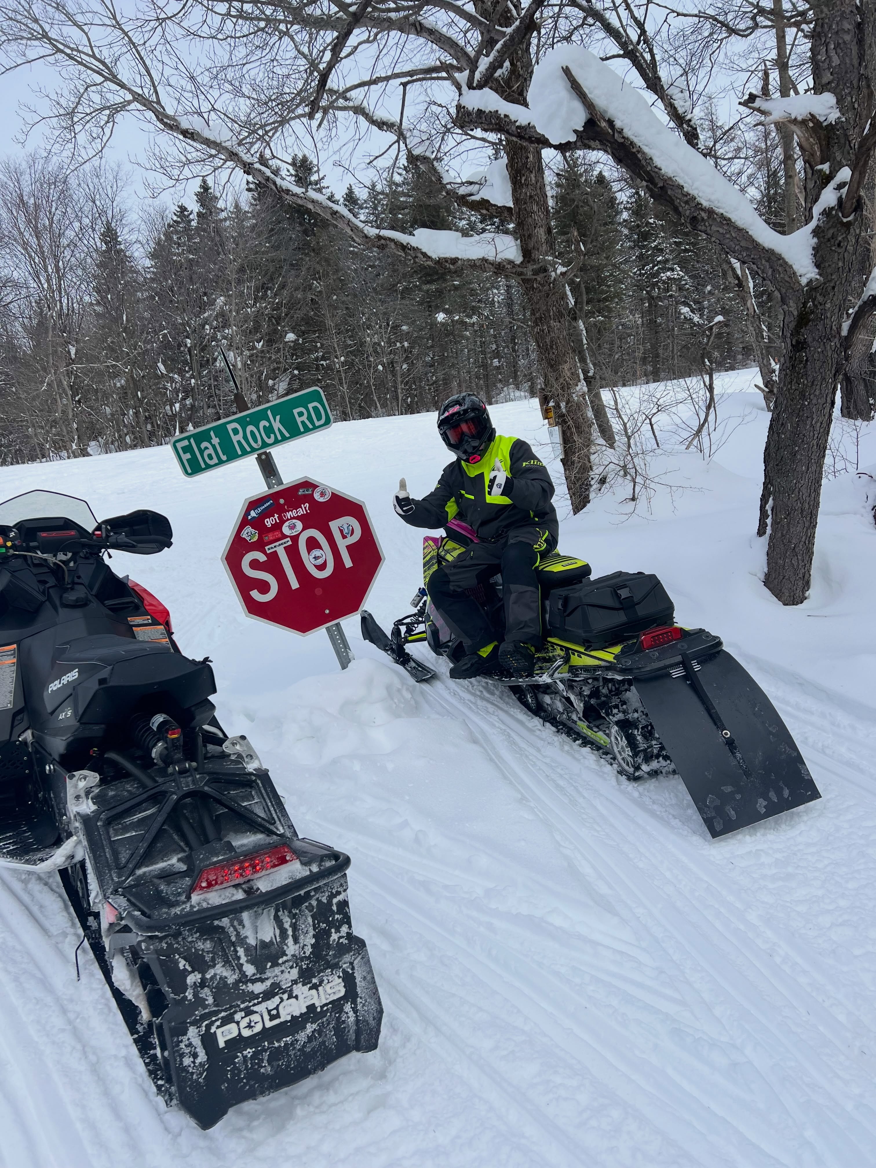 🚨❄️ Only on Tug Hill do we use stop signs as snow gauges… and consider that PERFECT snowmobiling weather! 🤣🤘🏻

200+ inches of snow, frozen fingers, empty wallets, and a riding crew with absolutely no common sense. 😂💸

One guy’s always lost, one’s always stuck, and another swears he knows a shortcut… that adds 40 miles to the ride! 💀🤣

But let’s be real… those are the friends who make every snowmobile trip unforgettable. ❤️❄️

👇 What’s the deepest snow you’ve ever seen on Tug Hill?

🚨 Tag the troublemakers in your riding crew! Especially the one who says, “Just one more trail!” 😂

🔁 Share this with your snowmobile buddies. If they don’t respond, they’re buying the first round at the next trail stop! 🍻🤣

#TugHill #Snowmobiling #SnowmobileLife #LakeEffectSnow #theriderscope