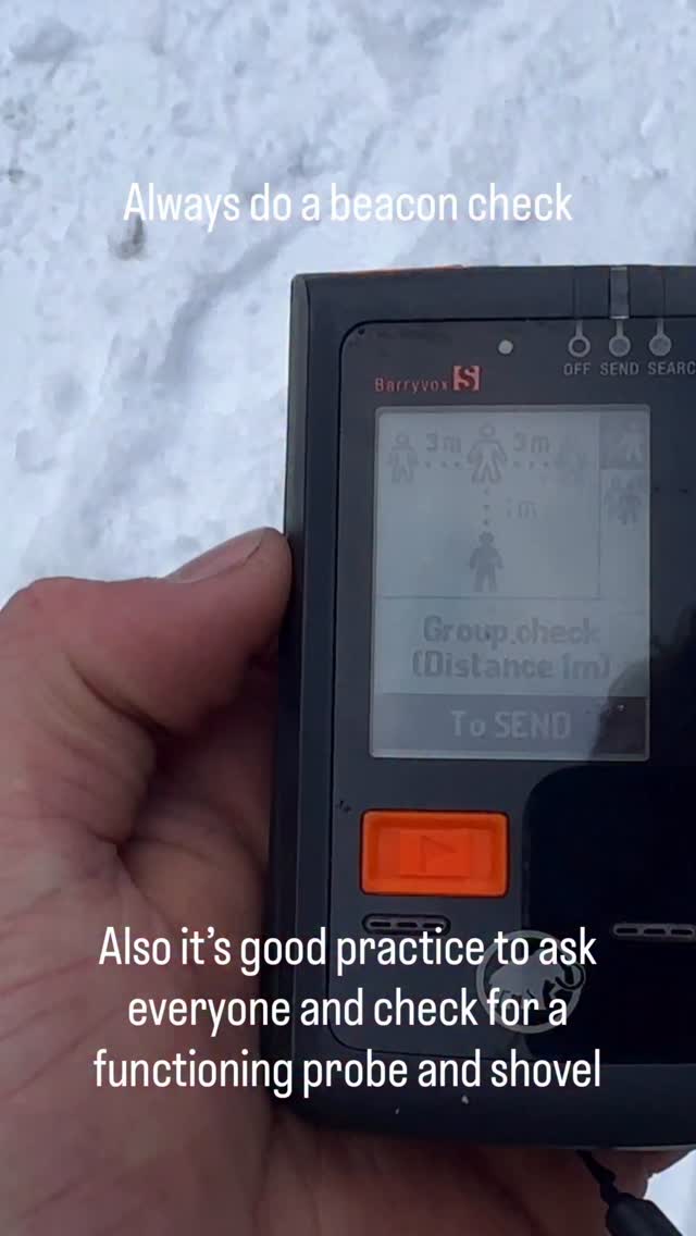 Has your group made a good habit of avalanche beacon checks?
#safety #avalanche #backcountry #ridecmp #snowmobile