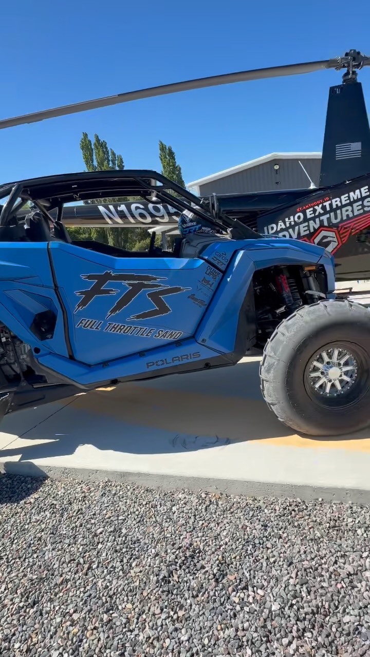 If YOU want to come ride with us @idahoextremeadventures  @dunelifeco and have a HELICOPTER chase you! on JULY 24th 2026 in St Anthony Sand Dunes dm myself or @dunelifeco and let us know! Details will follow! 
@utvfxgraphics @voodoo.rr @mwhips_usa @cardo_orv @sandtires_unlimited @drt.motorsports