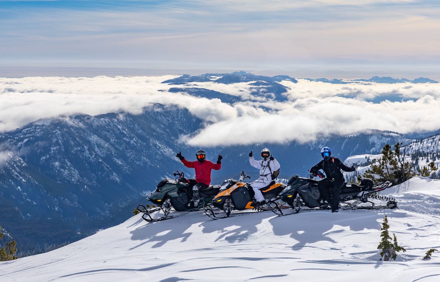 I won the lotto having two boys who love snowmobiling. Glad to be able to get out on the island finally.