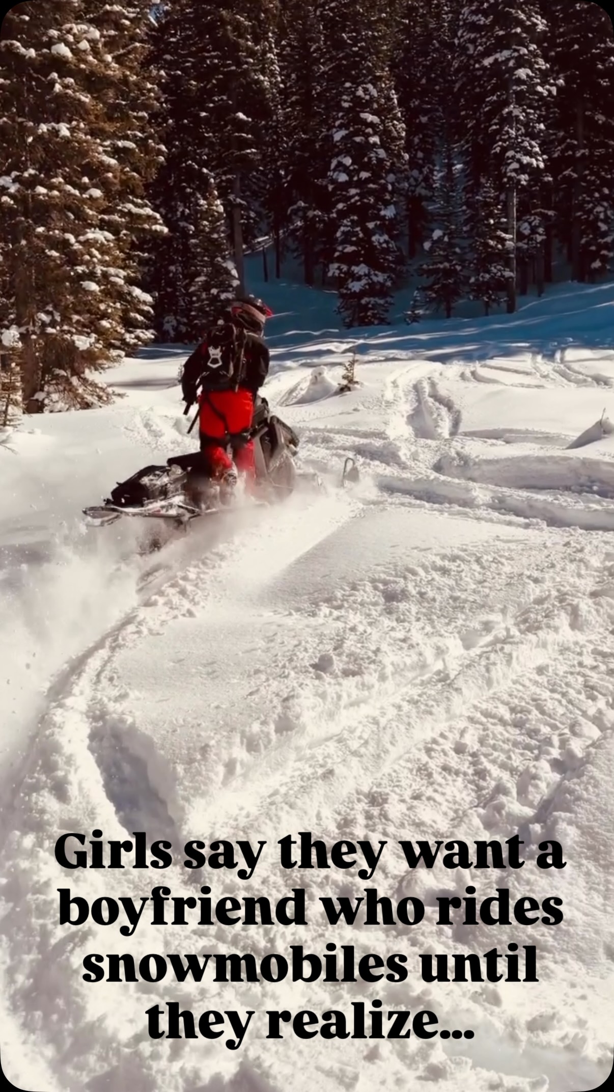 Where my goldfish at…!??😈🖤
@tempestoptics 
.
.⚡️⚡️⚡️ ❄️❄️❄️
.
. @syphonsound 
#tempestoptics #klim #klimlife #509inc oxbow highmark #polaris polarissnowmobiles 9R snowmobile snowmobiling powder powpow tetons togwotee togwoteemountainlodge tetontourcompany wyoming jacksonhole snow wintersend braap sledlife guide guidelife syphonsound insta360 x5