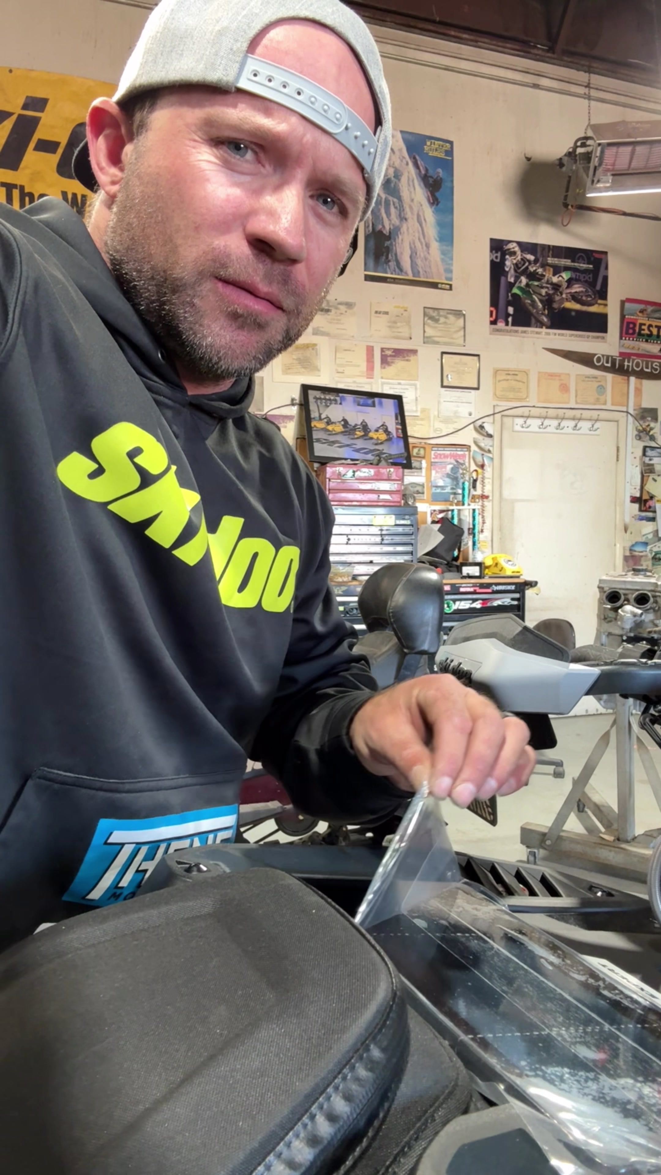 So satisfying… @Ski-Doo #ThatSkidooFeeling #skidoo #snowmobile 