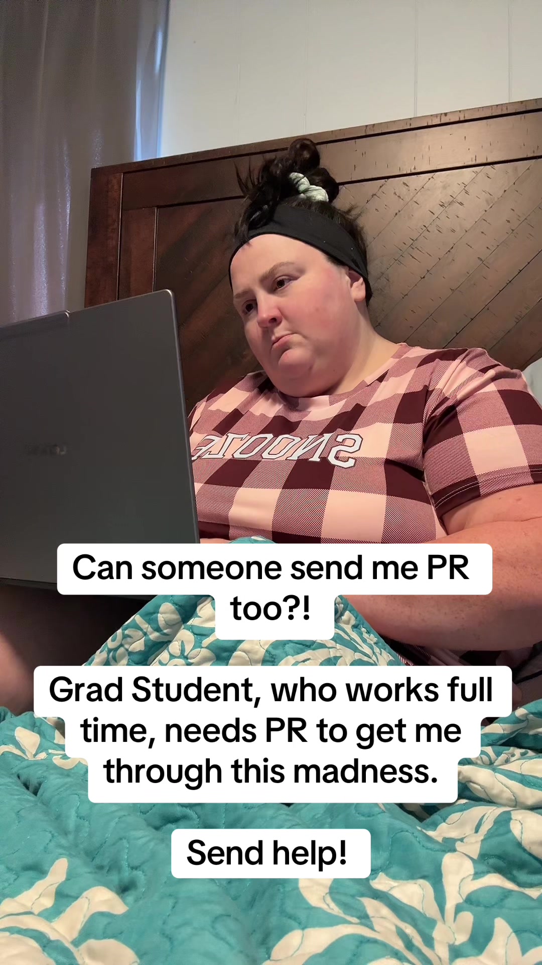 Final projects are ROUGH. PR can help make this better. And if you are curious….hi, it’s me. I did this to myself….to better my life.  #pr #prpackage #prpackages #trending 