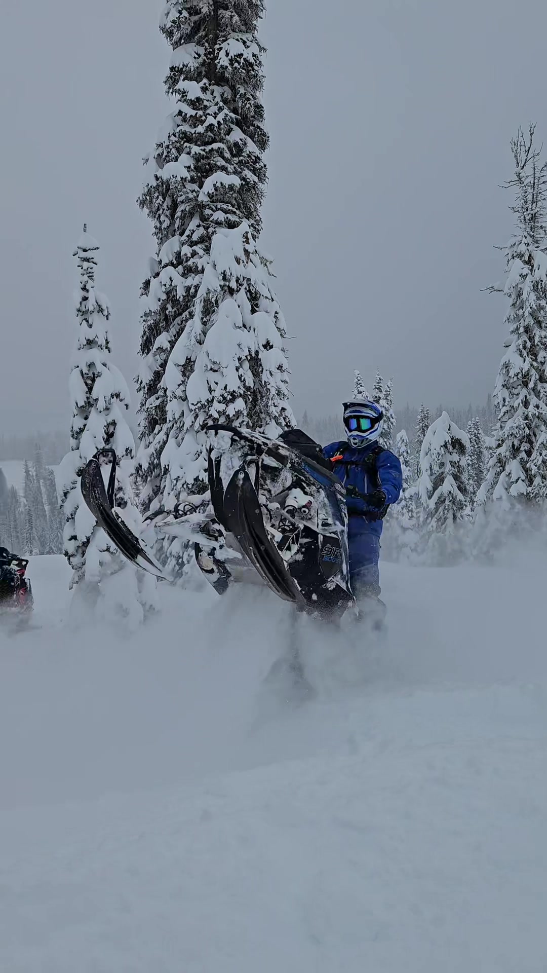 Mid week blues @Derek Pfost 📸  #snow #boost #polaris #snowmobile 