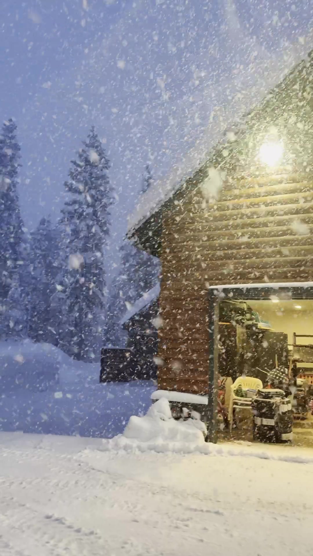 Snow falling.. infinite possibilities.