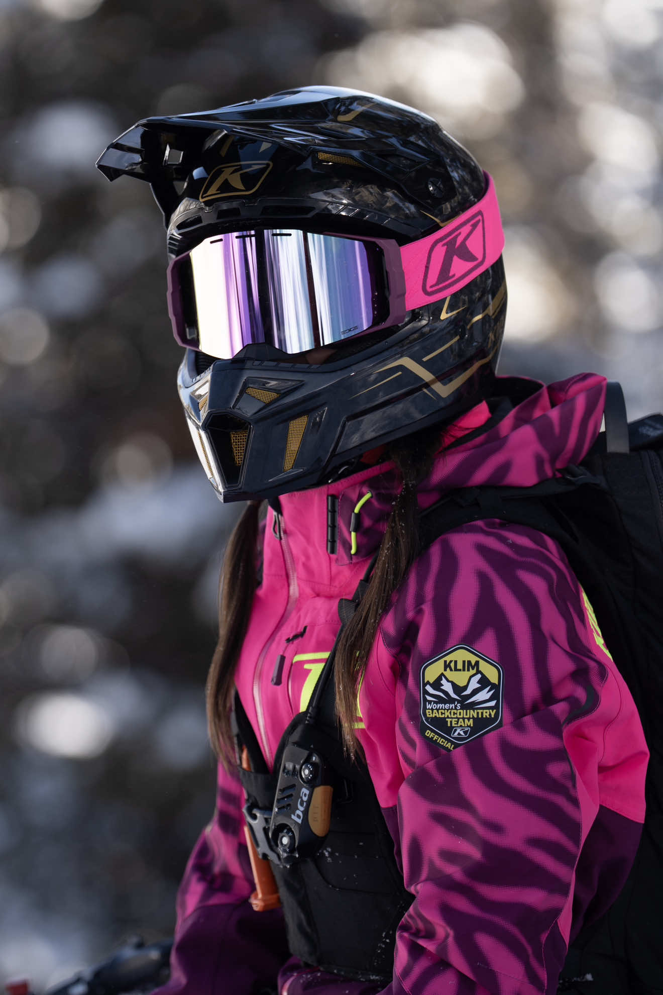 the trailhead. ☀️❄️ 💖Beyond stoked to be running this setup for the season. Nothing beats fresh snow, blue skies, and a sled that handles like a dream. @KLIM @ArcticFX 