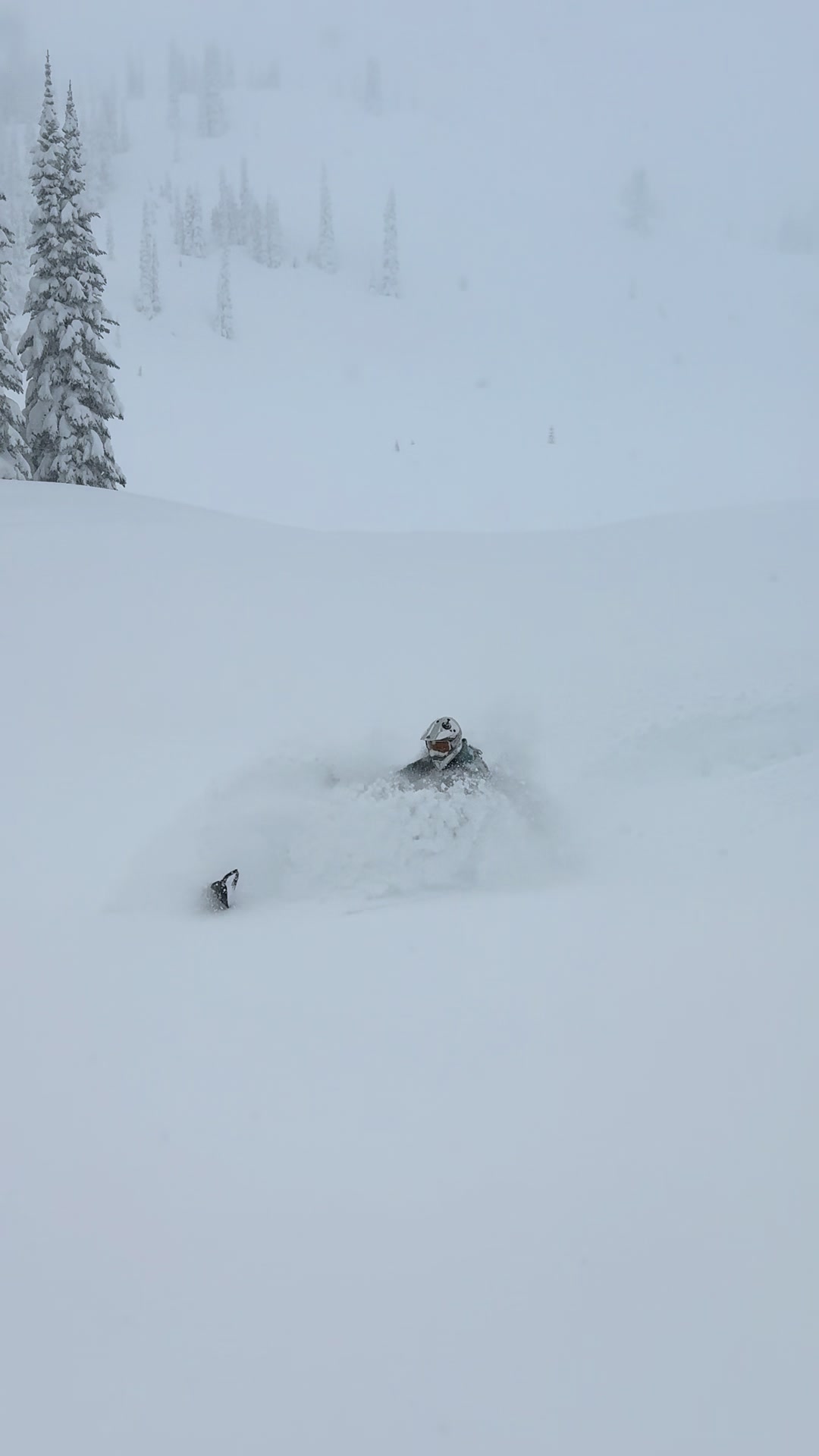 Today was deep🙂 #snowmobile #powder #girlswhoride 