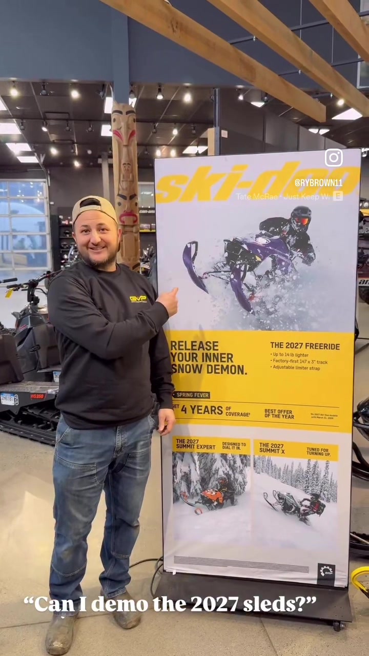 I just want to ride the 2027 sleds 🫣🫣 @Ski-Doo #brpdealerambassador #skidoo #thatskidoofeeling #snowmobile 