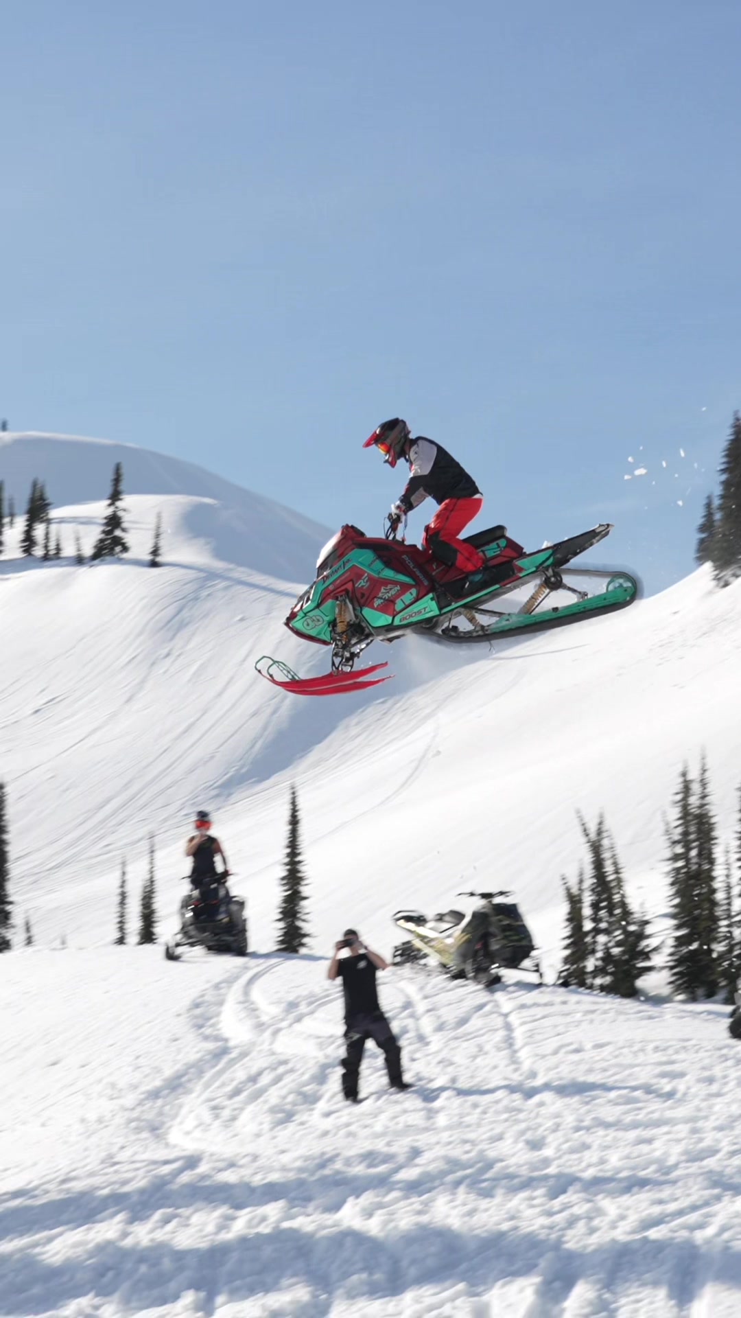 Do it for yourself 🙌 #sledtok #sled #snowmobile #snow #jumps 