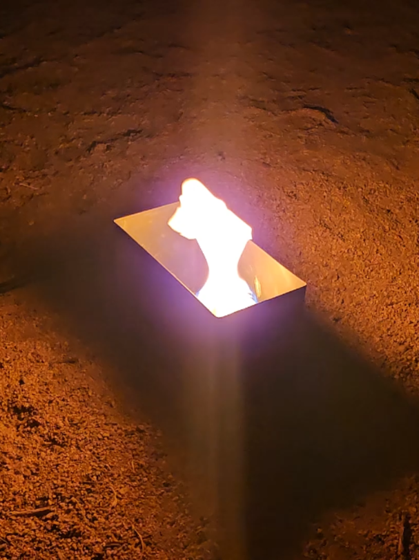 The crackle might be missing, but the peace remains the same. 🌙 Our tribute to the classic campfire during the San Bernardino County Fire Burn Ban. Stay safe out there, everyone. #overlanding #PeacefulMoments #firesafety #californiacamping #nightvibes  #burnban2026 #desertlife #desertliving #camping #campinglife