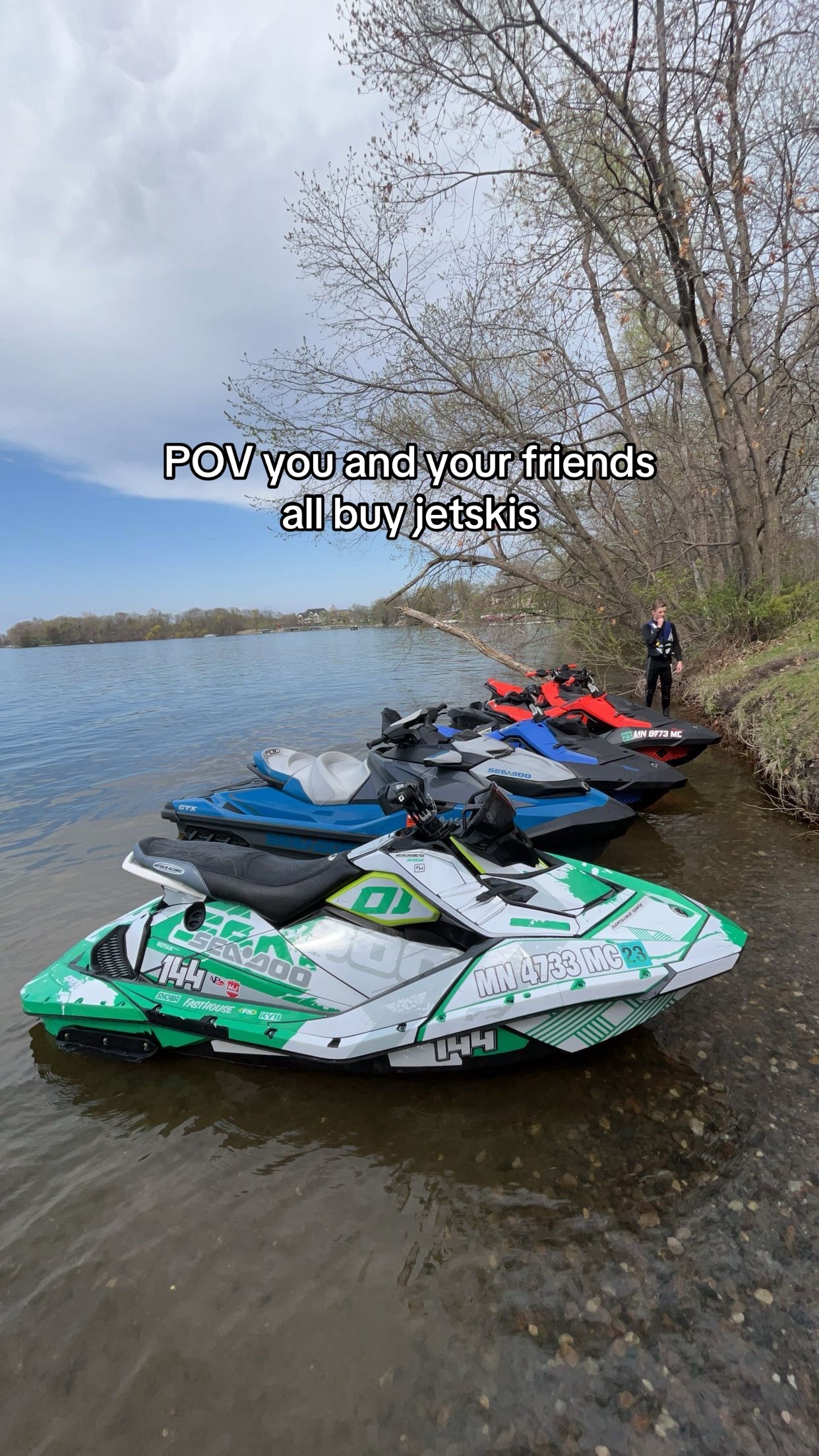 #jetski #summer #lakelife #seadoo #friends 