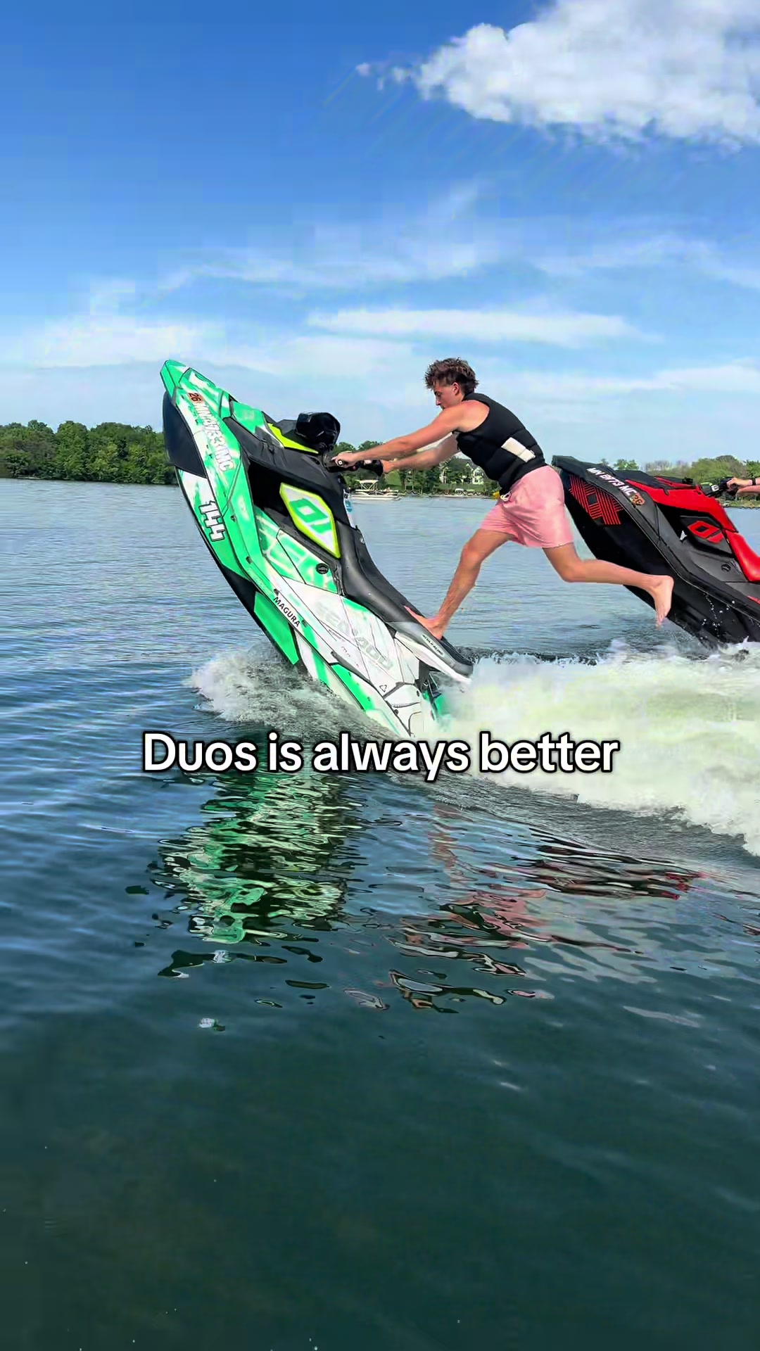 #jetski #lakelife #seadoosparktrixx #friends #summer 