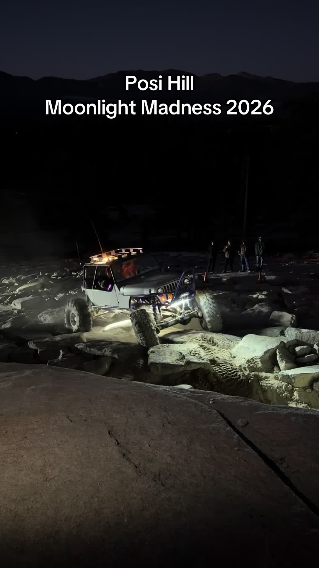 Buggy crawling Posi Hill at Moonlight Madness 2026 #jeep #4x4 #offroad 