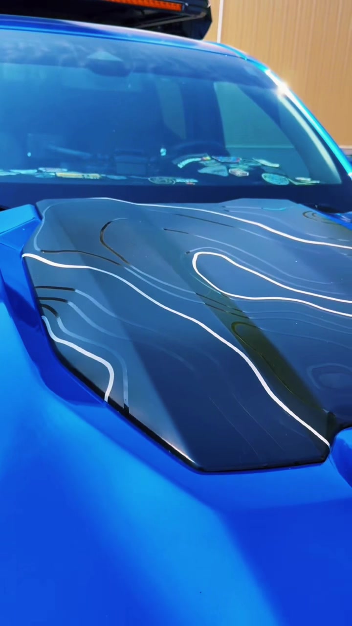 The WrapLander DIY topographical wrap is 🔥🔥🔥! Super easy to install and transforms the look of your rig! Go check them out and use my discount code “OFFROADOUTPOSTS”! #zr2 #chevycolorado #wrap #topography #fyp 