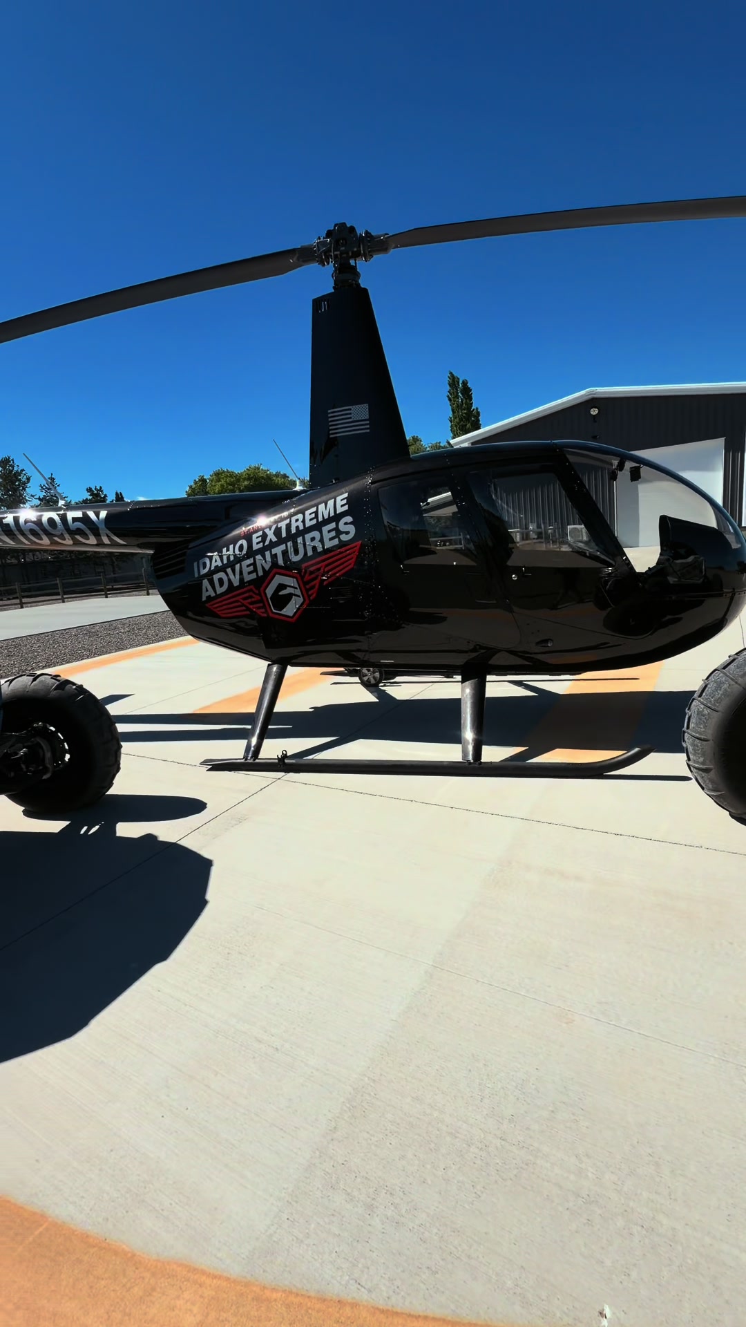 Huge shout out to @Idahodunesrv for allowing us to take some videos of our machine next to the helicopter! Happy 4th of July everyone! #america #4thofjuly #fyp @Betty @fullthrottlesand 