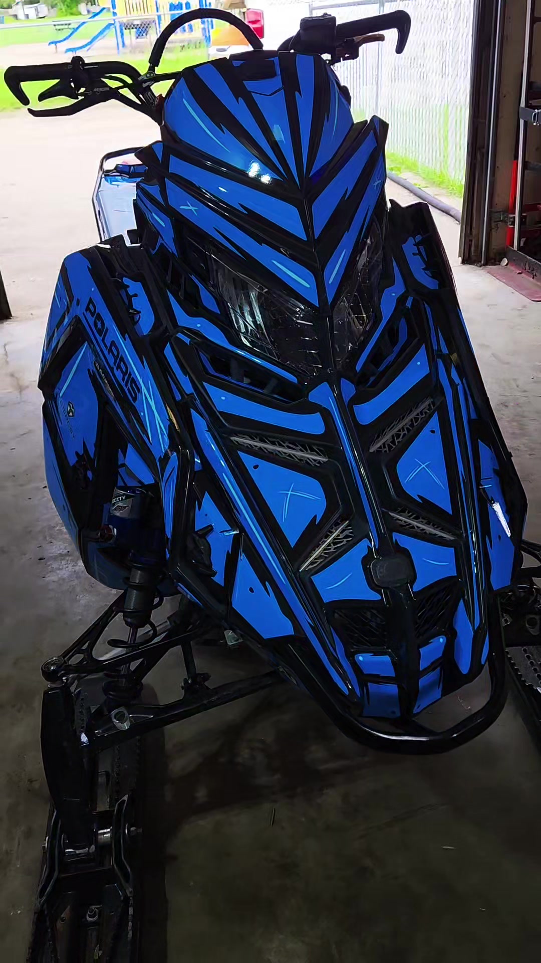 Some designs are worth the wait. We first saw the inspiration for this one on a car a couple of years ago and knew it had to find its way onto a sled. This week, it finally did. What a week it's been... 🔥 3 sleds wrapped. 🔥 1 SxS wrapped. 🔥 Every machine leaving the shop ready to stand out this winter. At Adrenaline Ink, we don't just wrap machines—we design them to make an impression. The best compliment we can get is hearing someone ask... "Who wrapped that?" If you've been thinking about giving your sled a completely new look, now's the time. Summer is when the best ideas come to life, long before the snow starts falling. Built to Last. Designed to Stand Out. #AdrenalineInk #BuiltToLast #DesignedToStandOut #SledWrap #MadeInCanada 