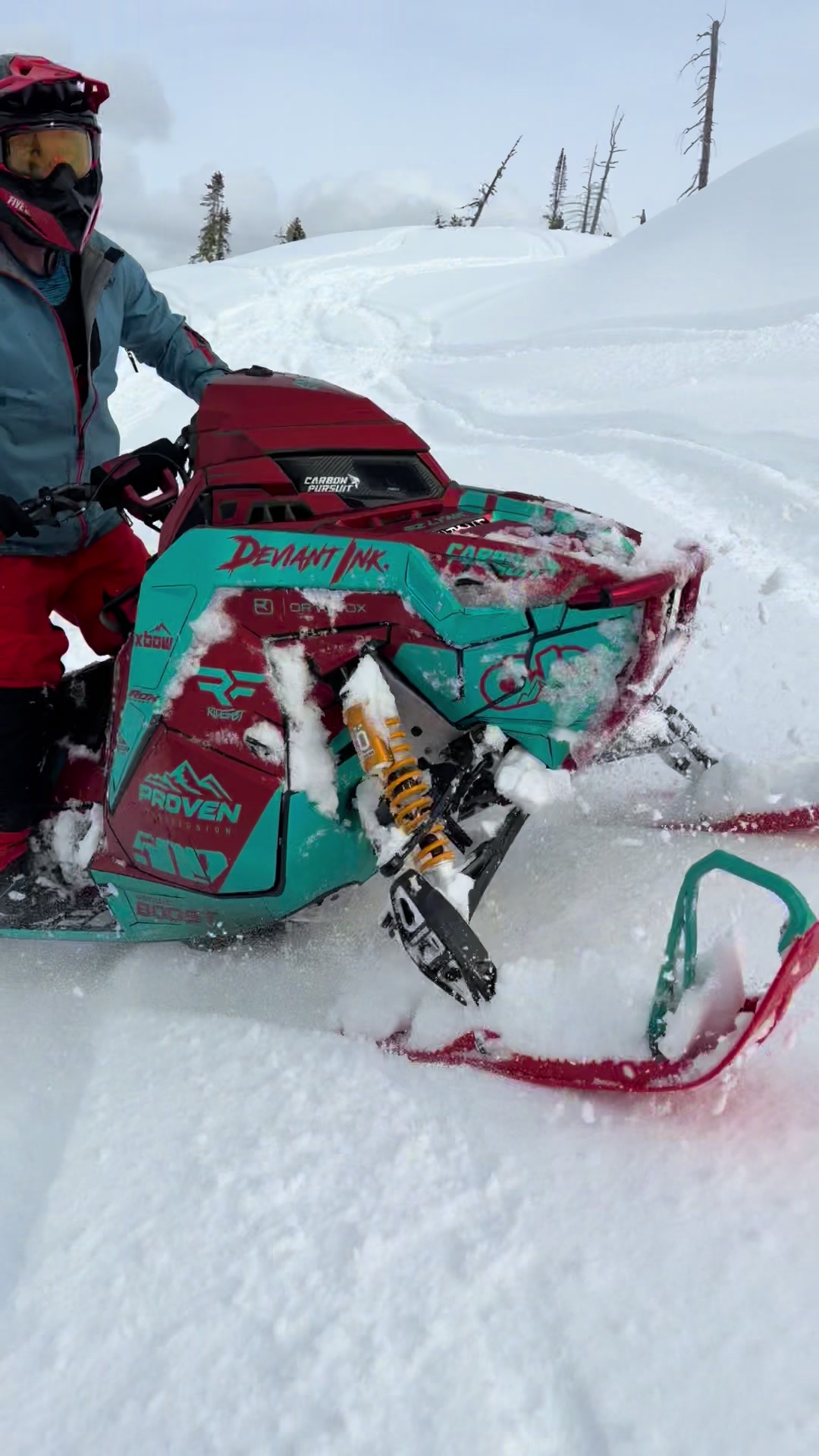 Who else is ready for winter?🙋🏼‍♂️🤩 #idaho #sawtoothmountains #sledtok #sled 