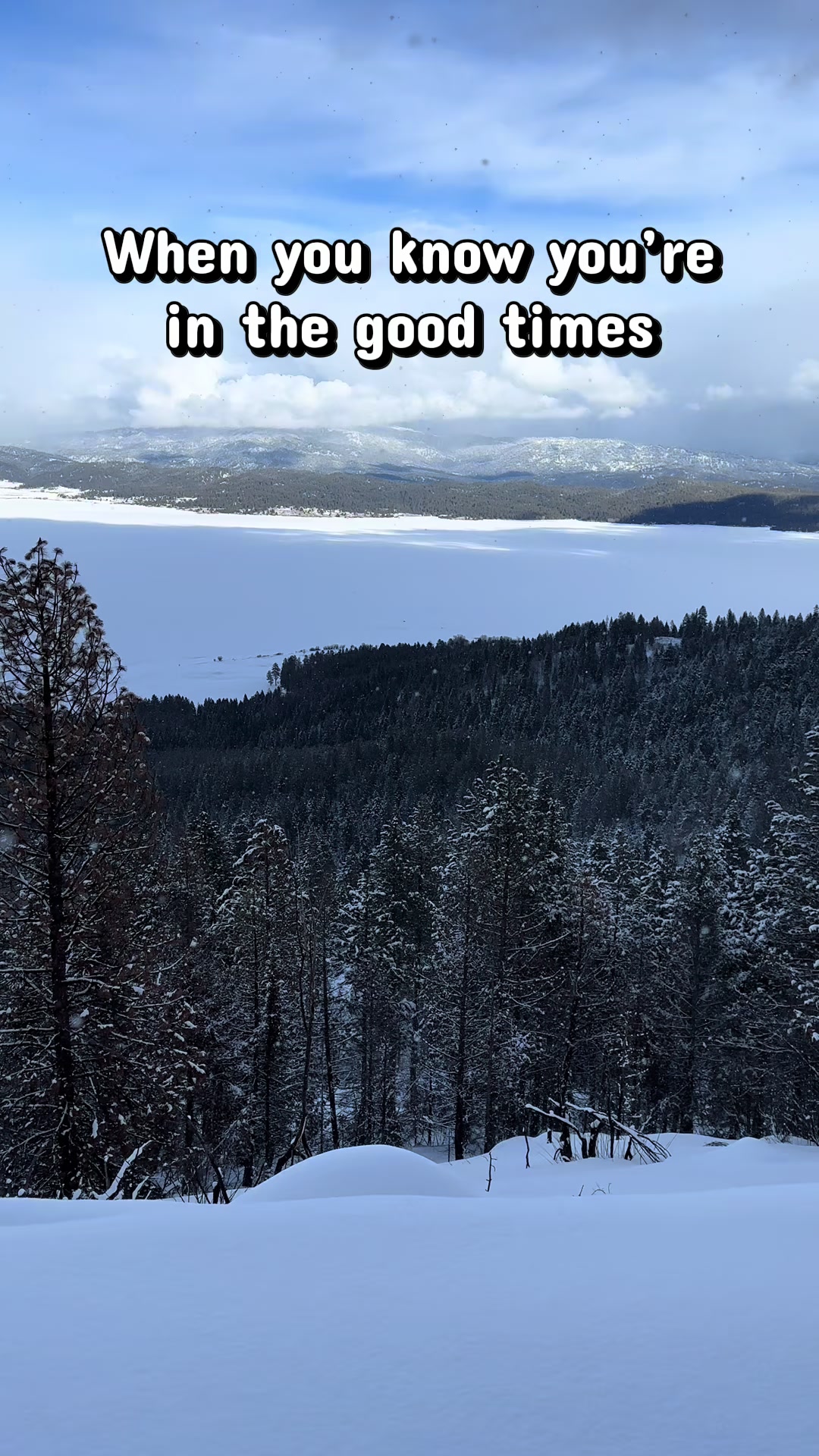 Let the good times roll #snowmobiling 
